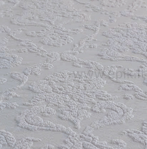 Veliūriniais ornamentais dekoruota lovatiesė "Magia White"